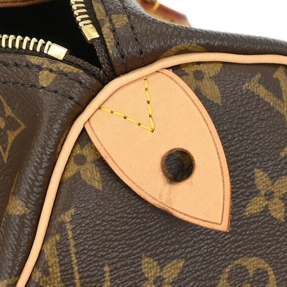 Louis Vuitton Monogram Speedy 30 Handbag M41526 AA0075 196208 - Picture 4 of 10
